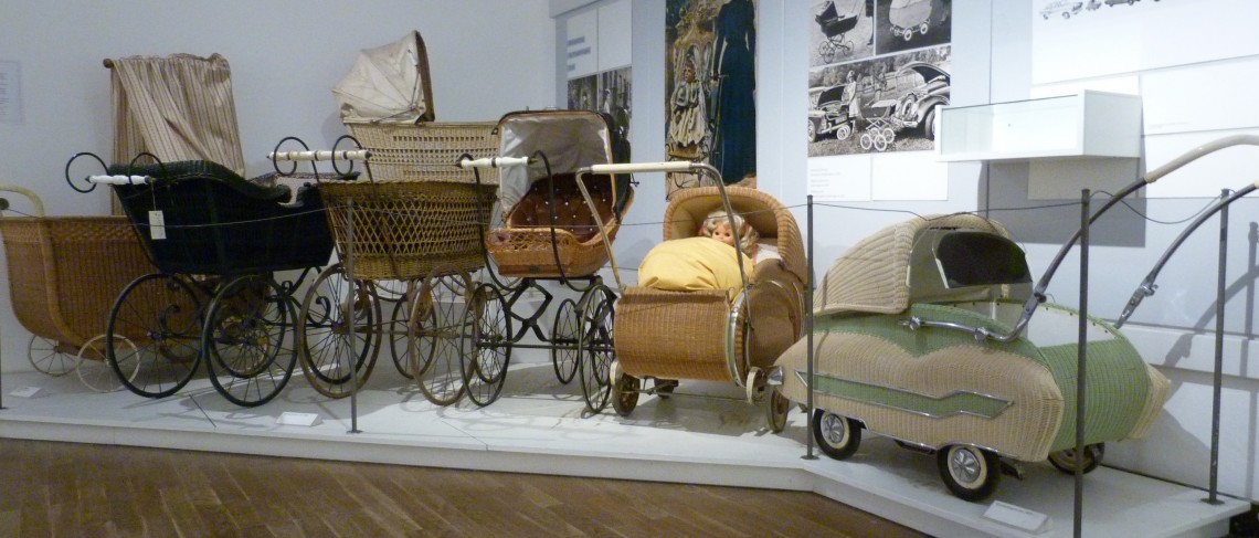 geflochtene Kinderwägen