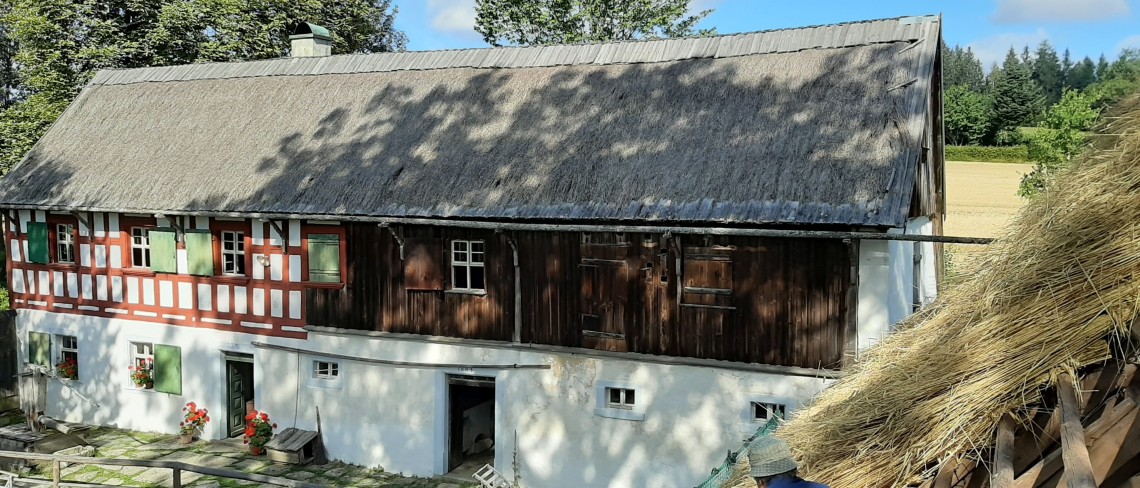 Wohnstallgebäude im Bauernhofmuseum Kleinlosnitz