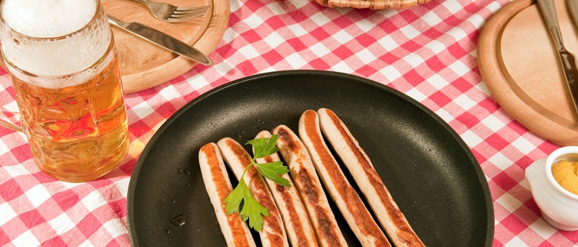 Bratwürste und Bier